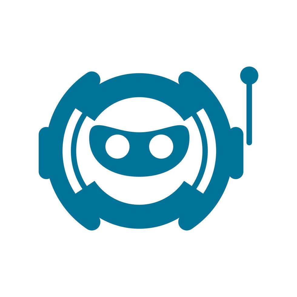 Robot icon vector illustration