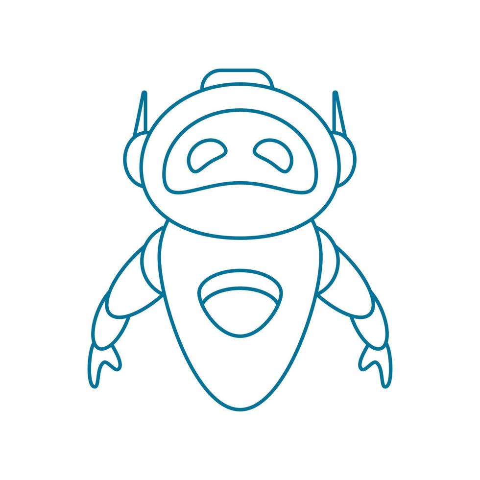 Robot icon vector illustration