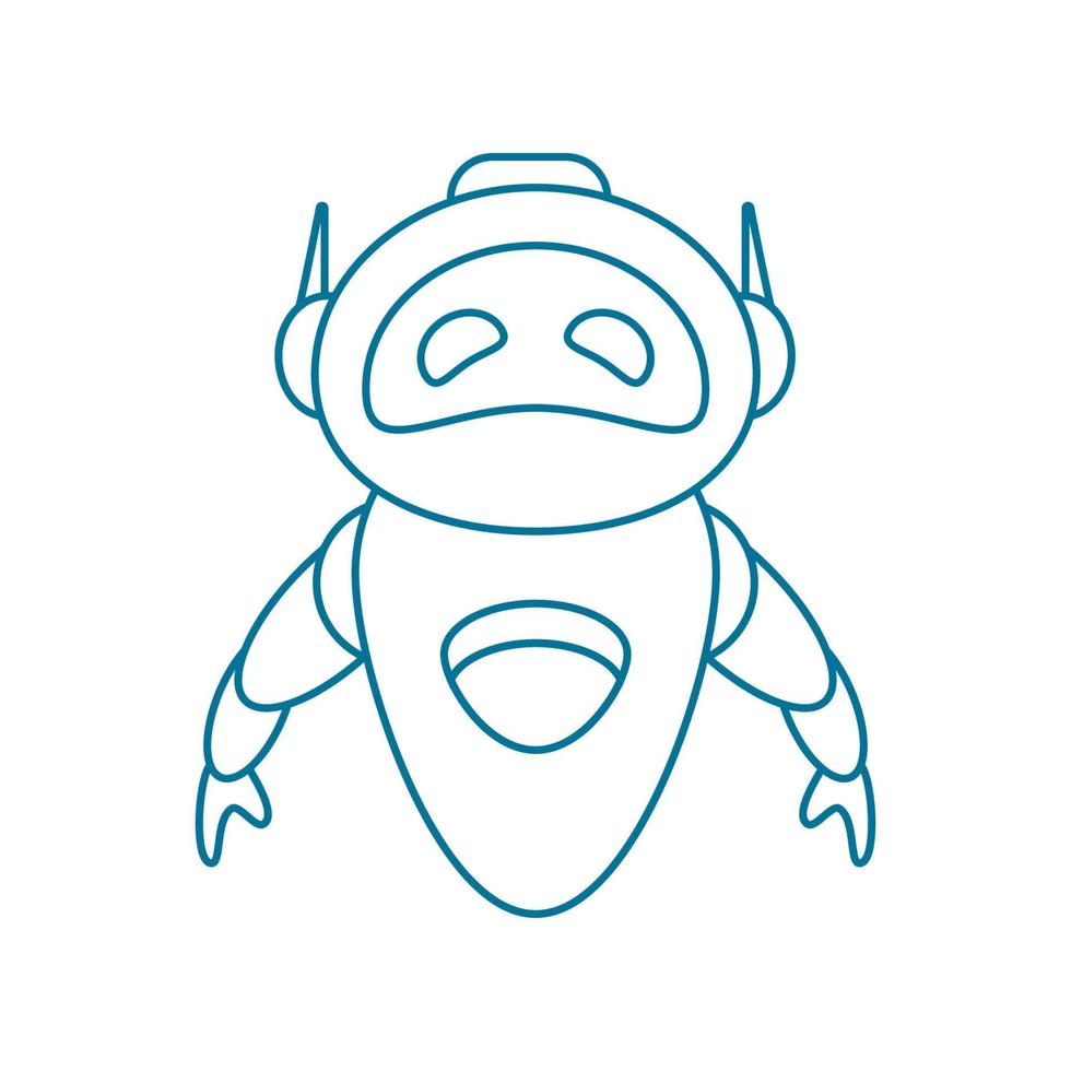 Robot icon vector illustration