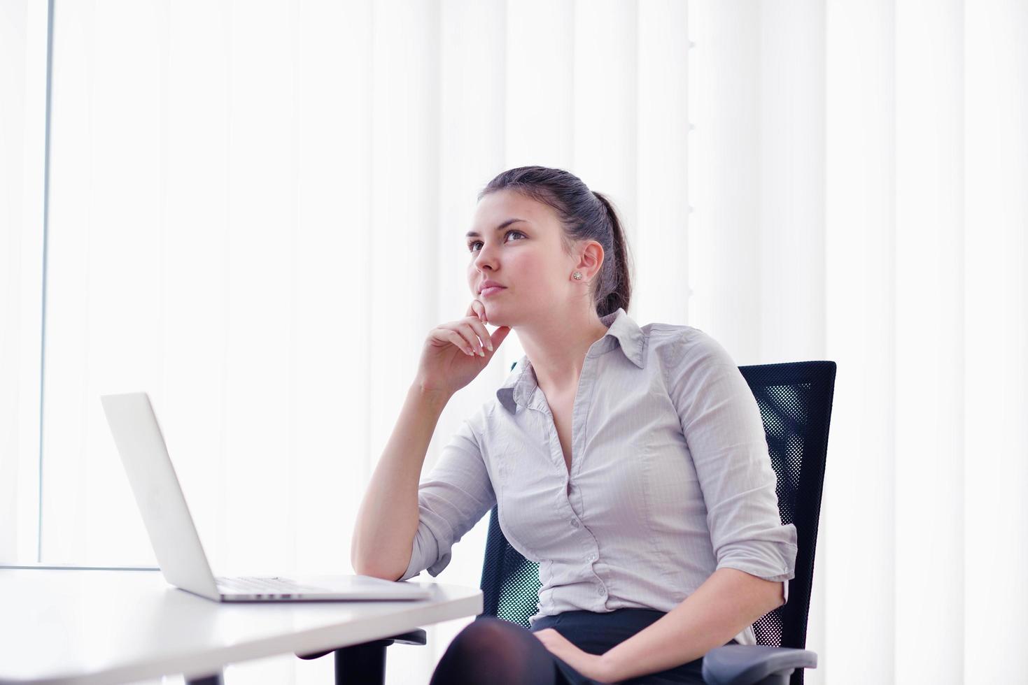 business woman at  office photo