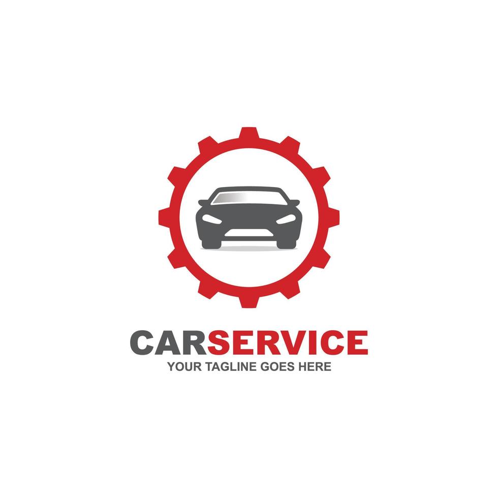 vector de logotipo plano simple de reparación de automóviles