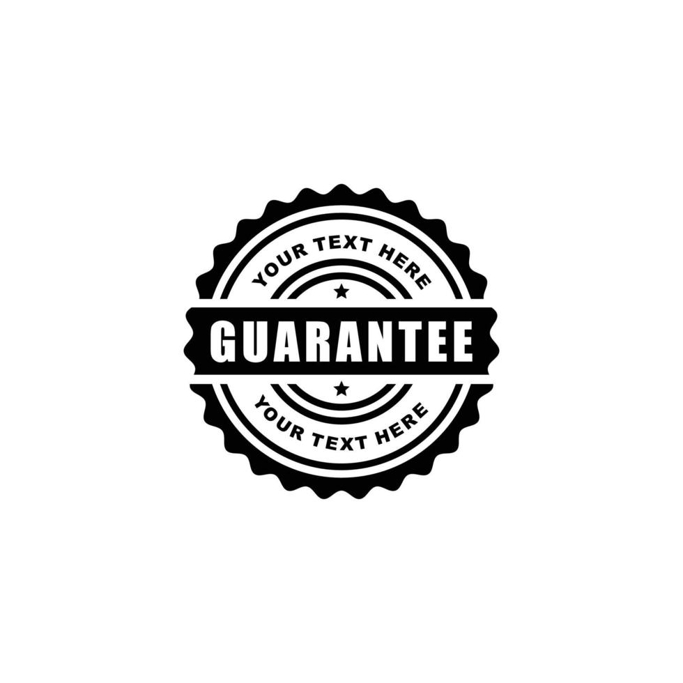 Guarantee grunge stamp seal icon vector