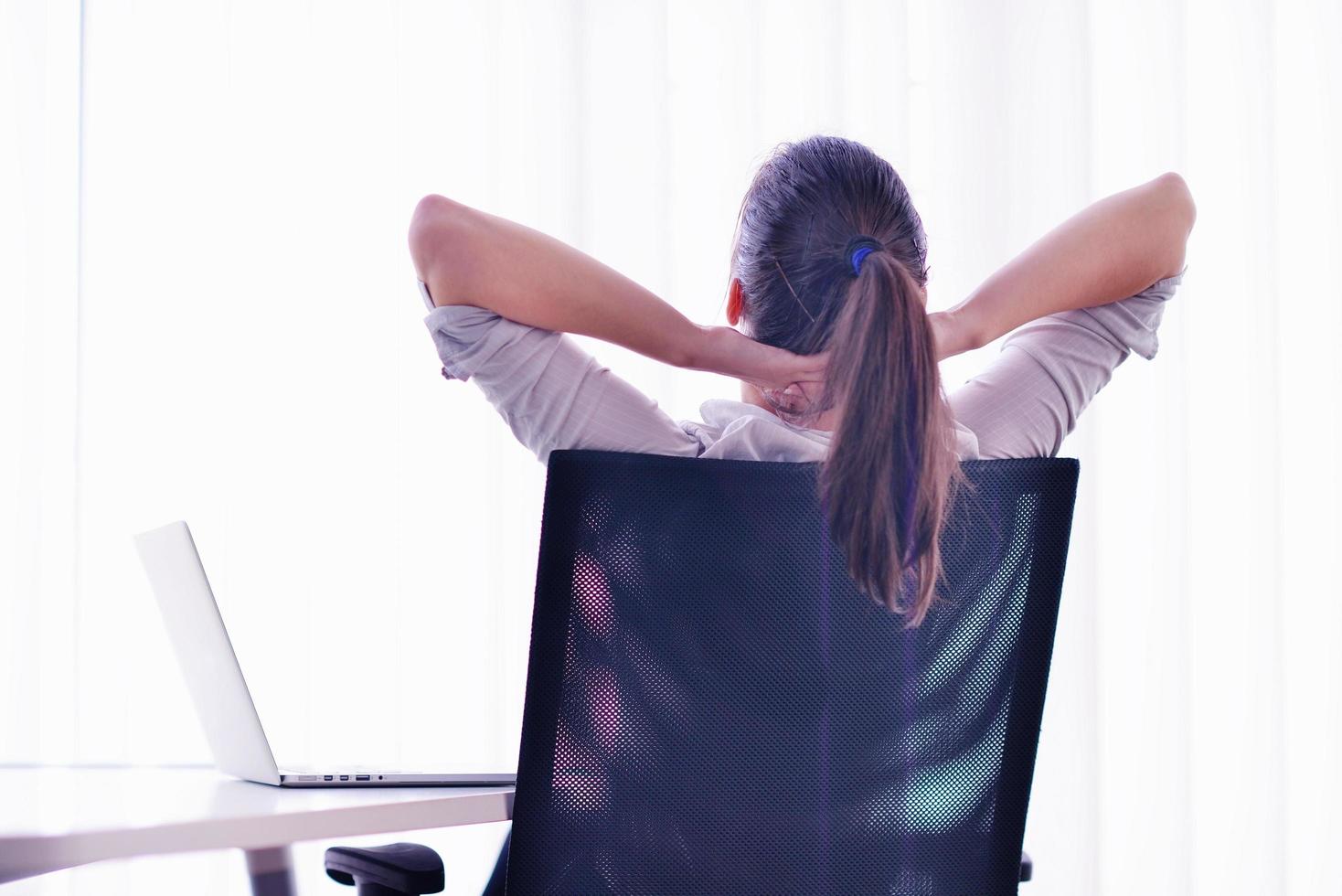 business woman at  office photo