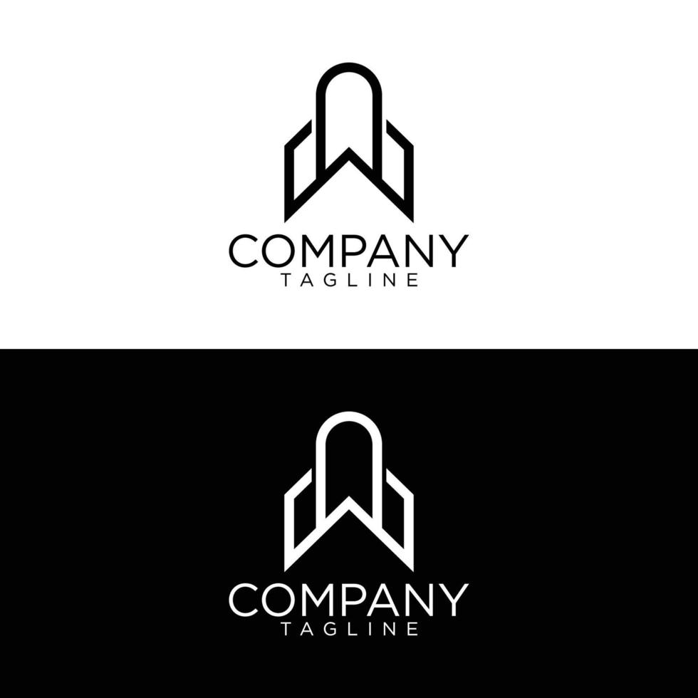 building logo design and premium vector templates