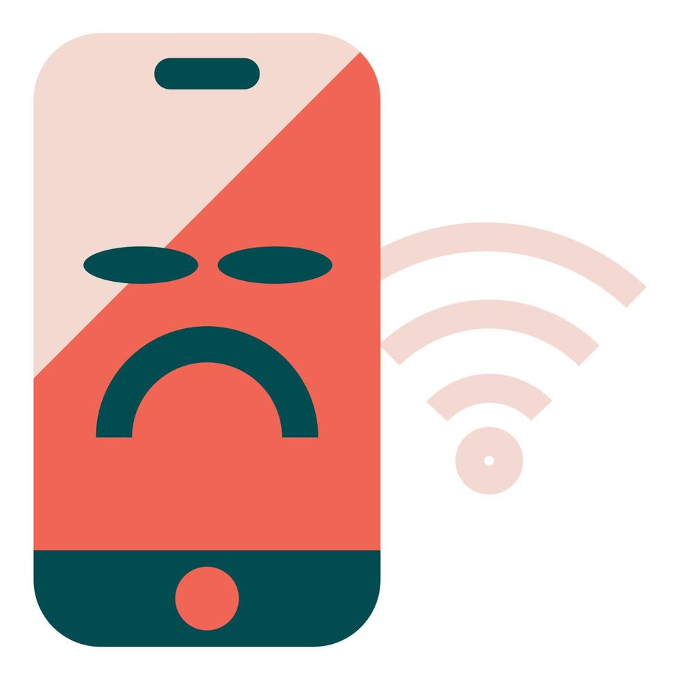 No Network Mobile vector icon
