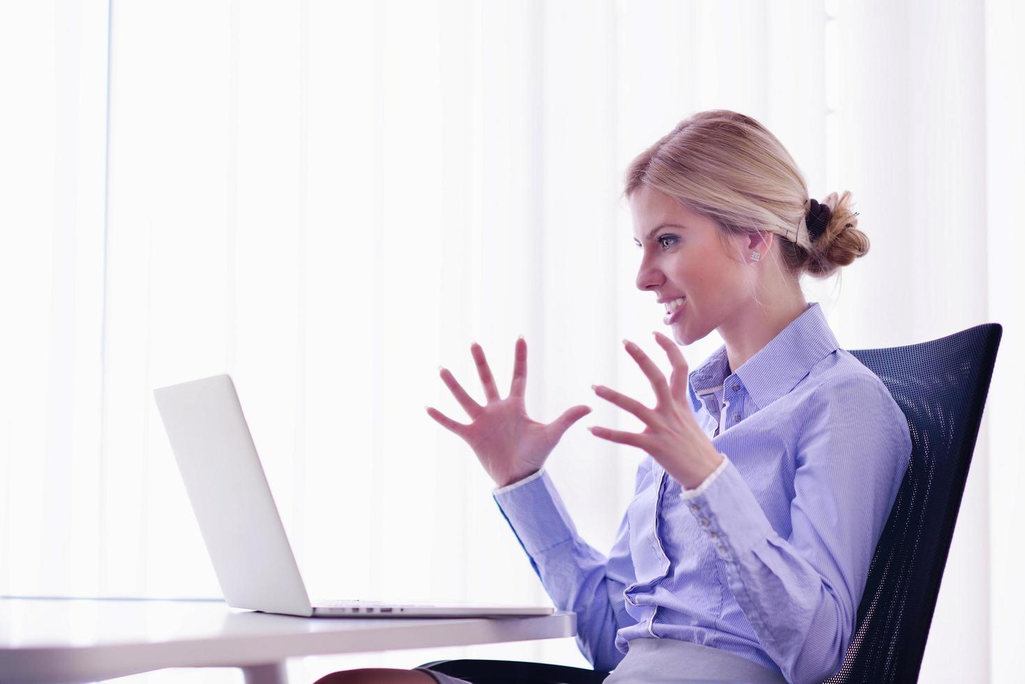 business woman at  office photo
