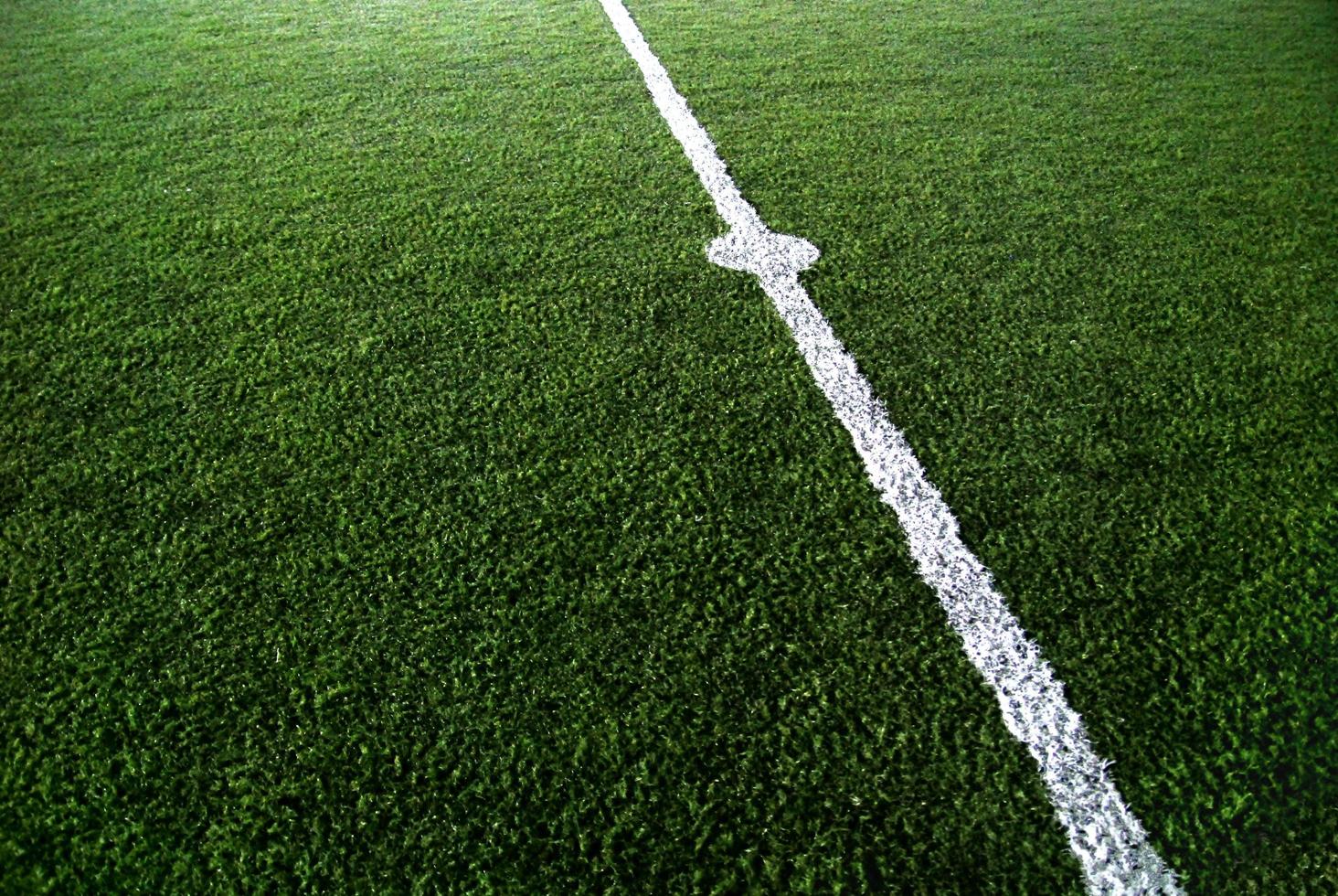 vista de la cancha de fútbol foto