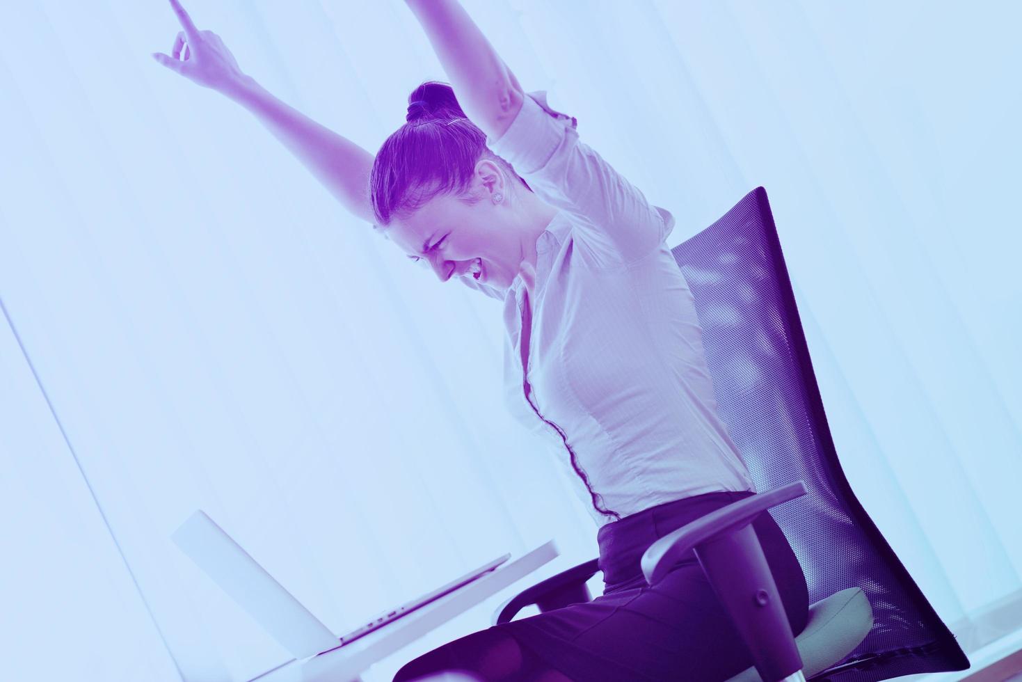 business woman at  office photo