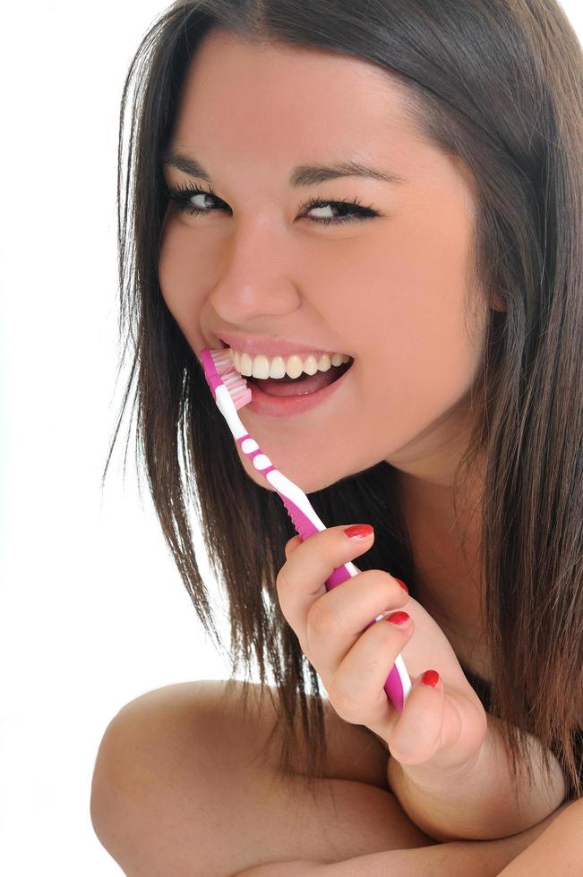 woman dental care photo