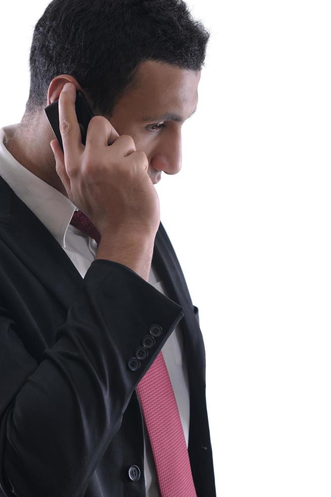 business man with  mobile phone photo
