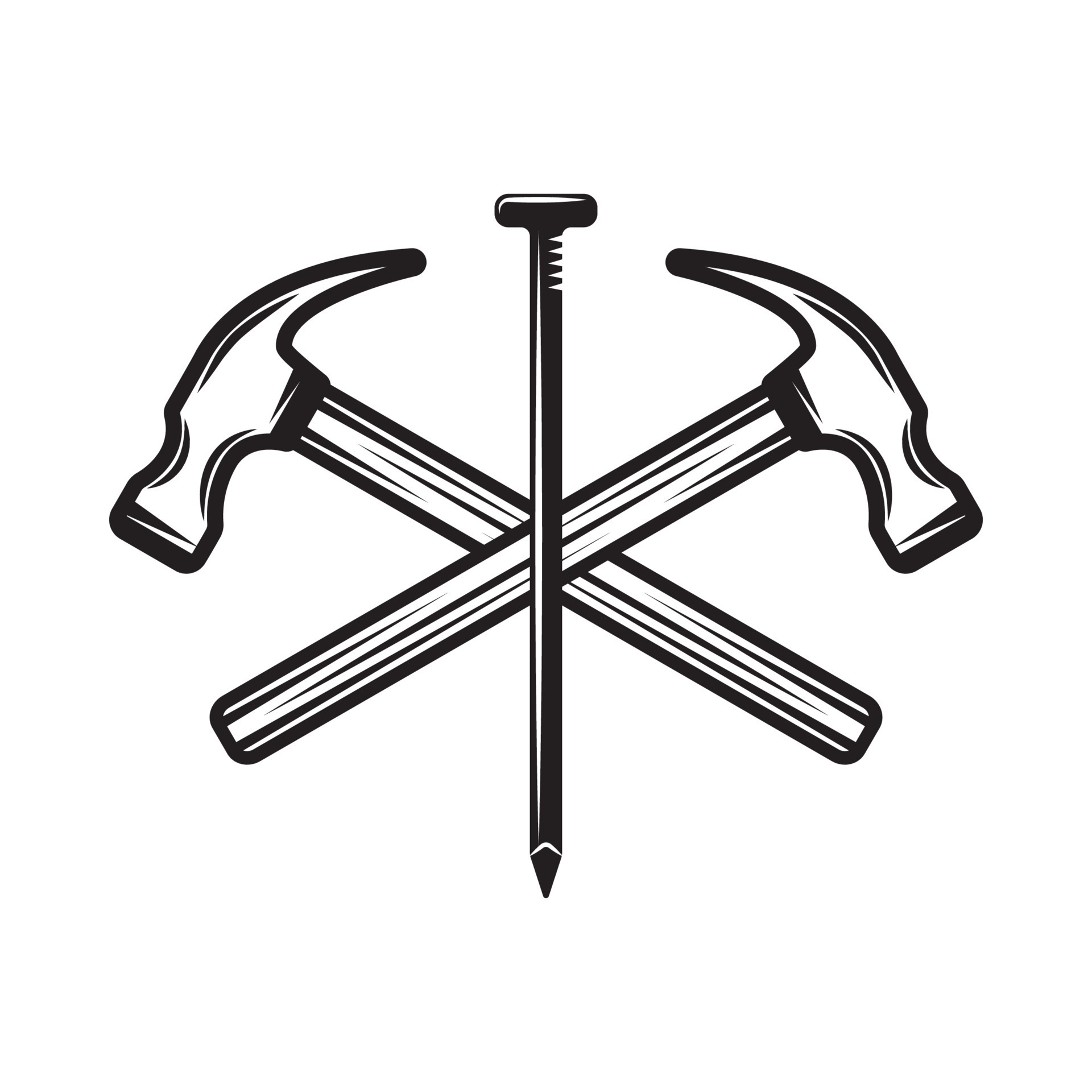 Hammer Nail Vector