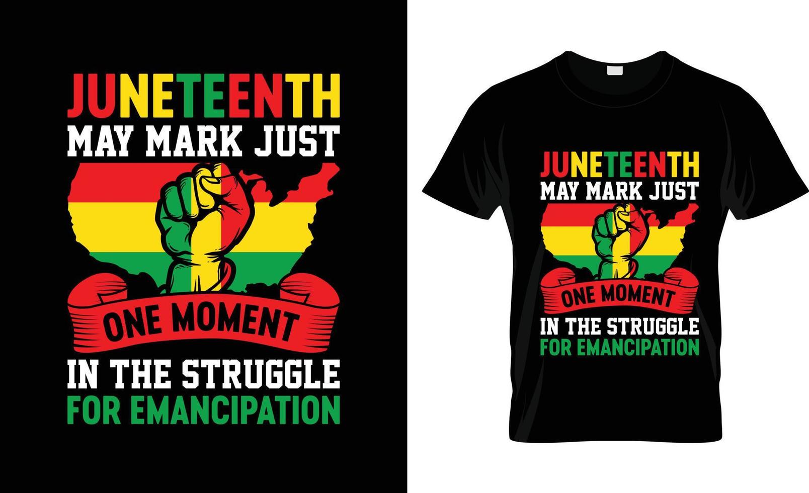 Juneteenth t-shirt design, Juneteenth t-shirt slogan and apparel design, Juneteenth typography, Juneteenth vector, Juneteenth illustration vector