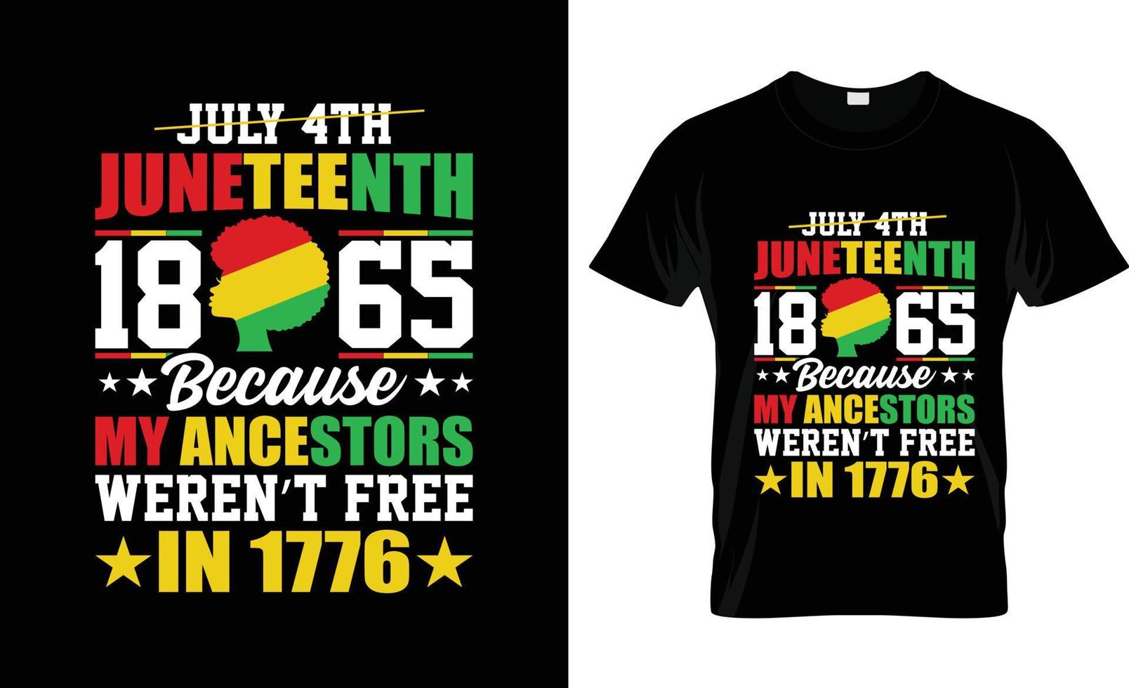Juneteenth t-shirt design, Juneteenth t-shirt slogan and apparel design, Juneteenth typography, Juneteenth vector, Juneteenth illustration vector