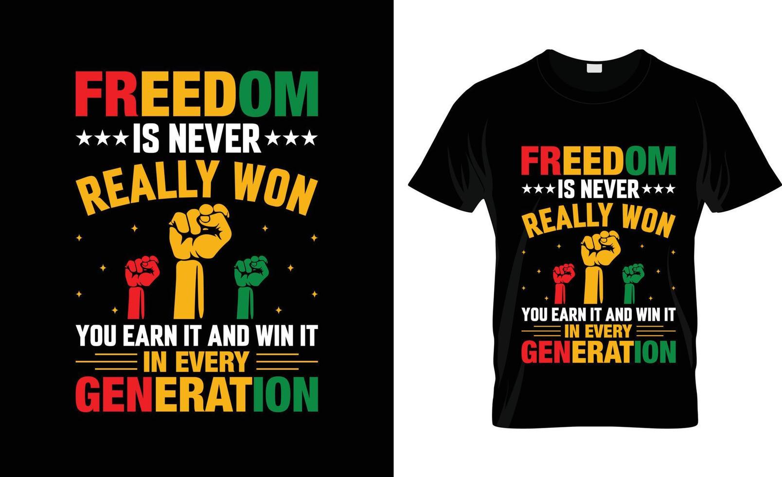 Juneteenth t-shirt design, Juneteenth t-shirt slogan and apparel design, Juneteenth typography, Juneteenth vector, uneteenth illustration vector