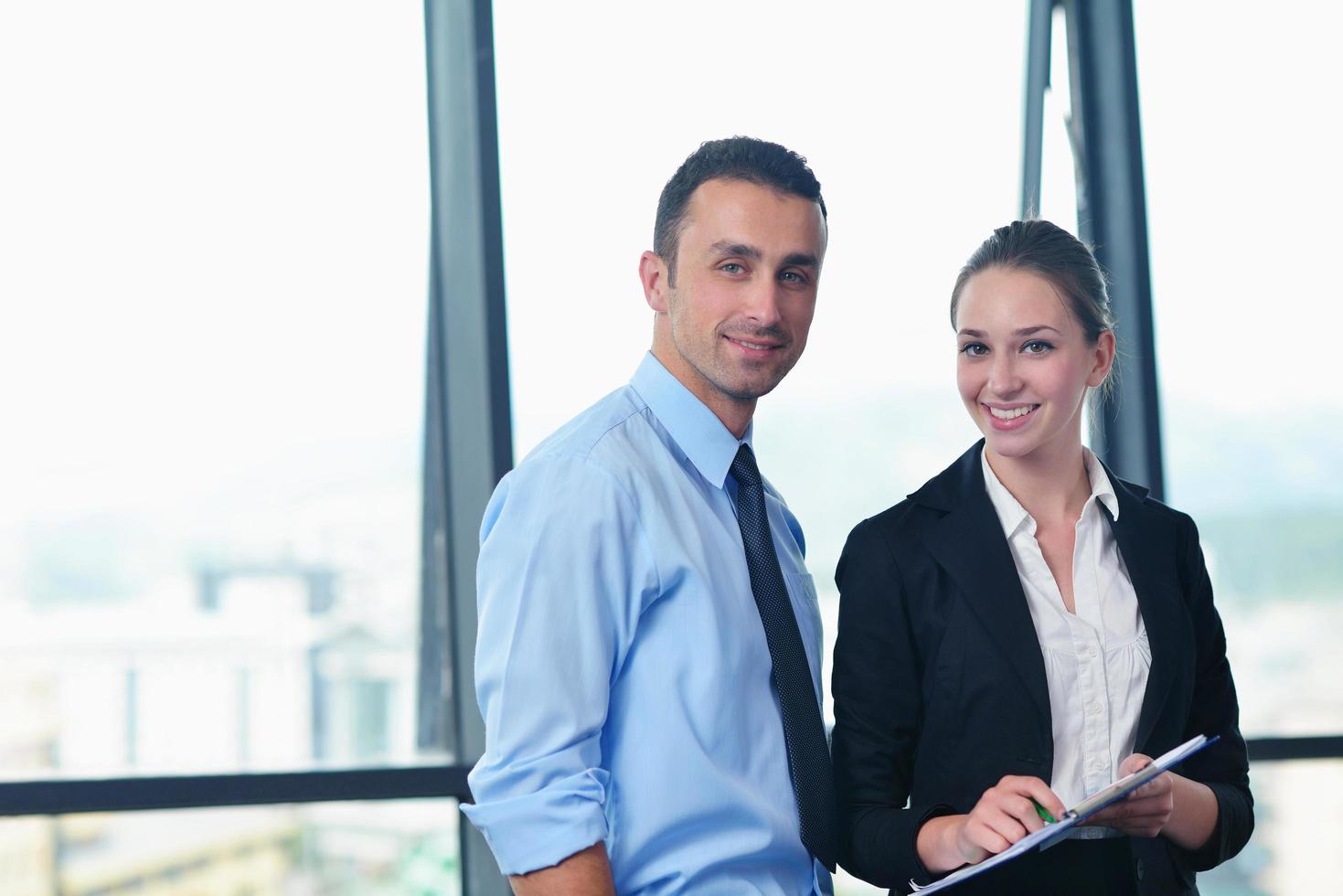 business people group in a meeting at office photo