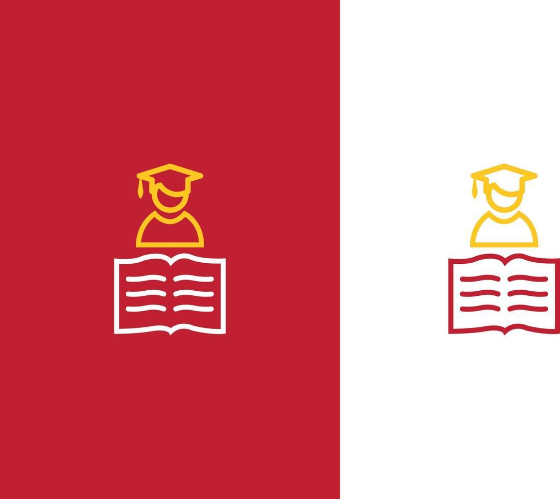 Education vector icons set for internet and online education, e-learning resources, distant online courses, colleges, academies universities and schools. Line art minimalist style. Black color.