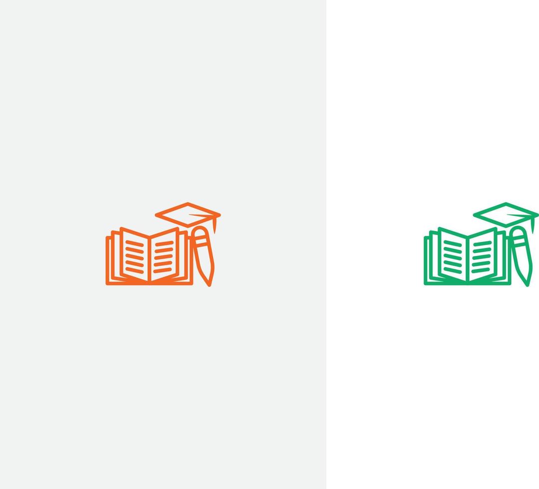 Education vector icons set for internet and online education, e-learning resources, distant online courses, colleges, academies universities and schools. Line art minimalist style. Black color.