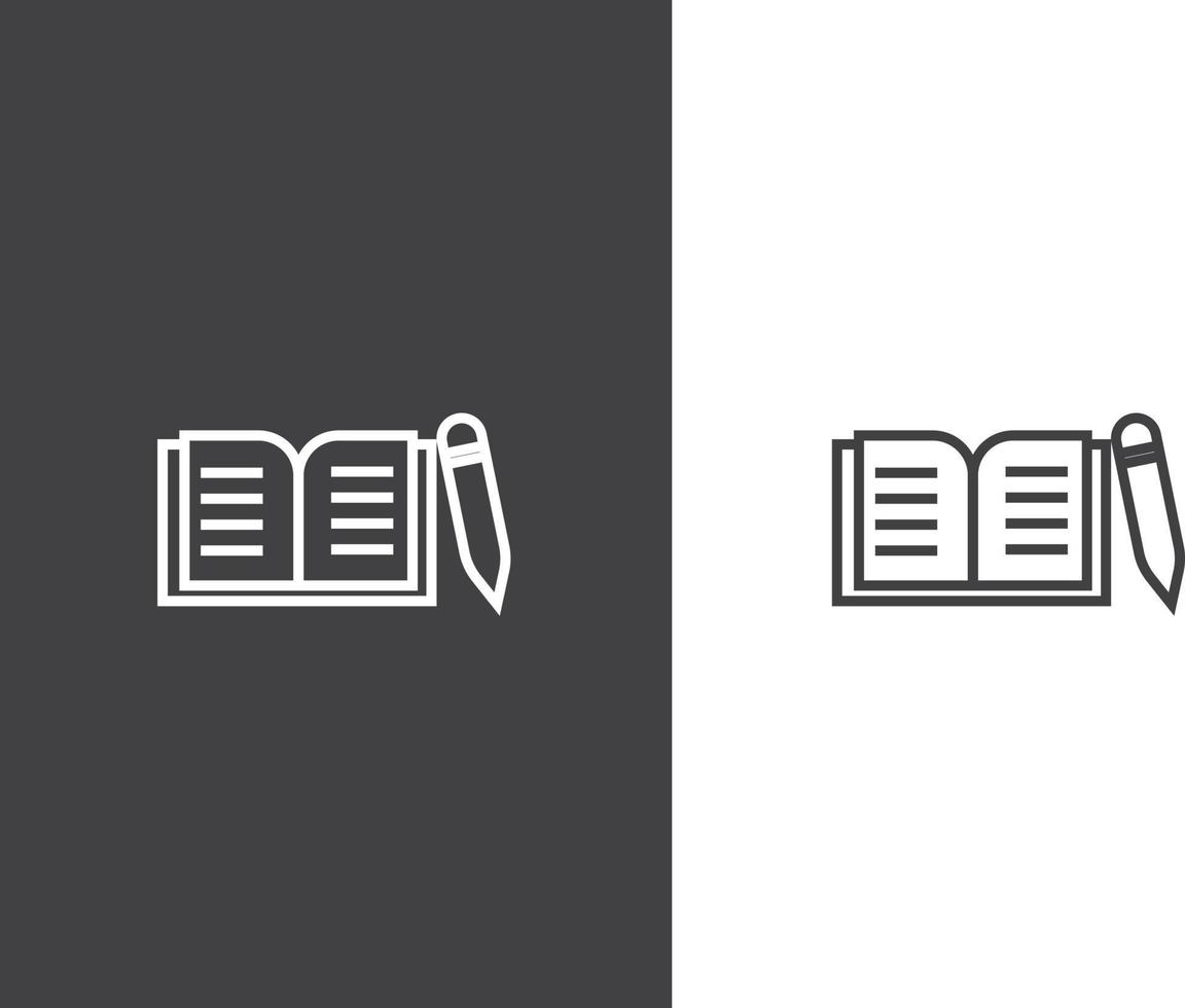 Education vector icons set for internet and online education, e-learning resources, distant online courses, colleges, academies universities and schools. Line art minimalist style. Black color.
