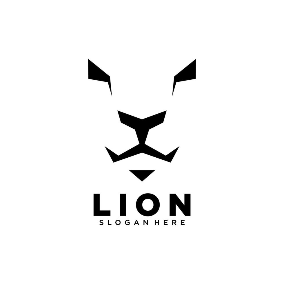 logotipo de león. ilustración vectorial de un león. león el rey de la selva vector