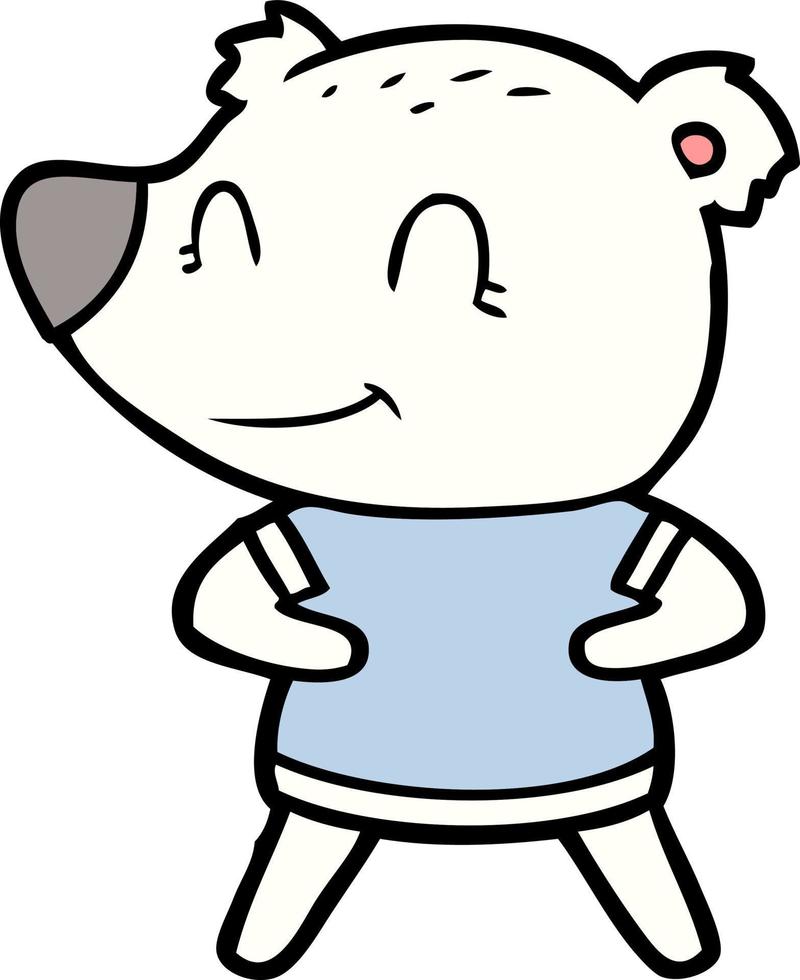 polar bear cartoon vector