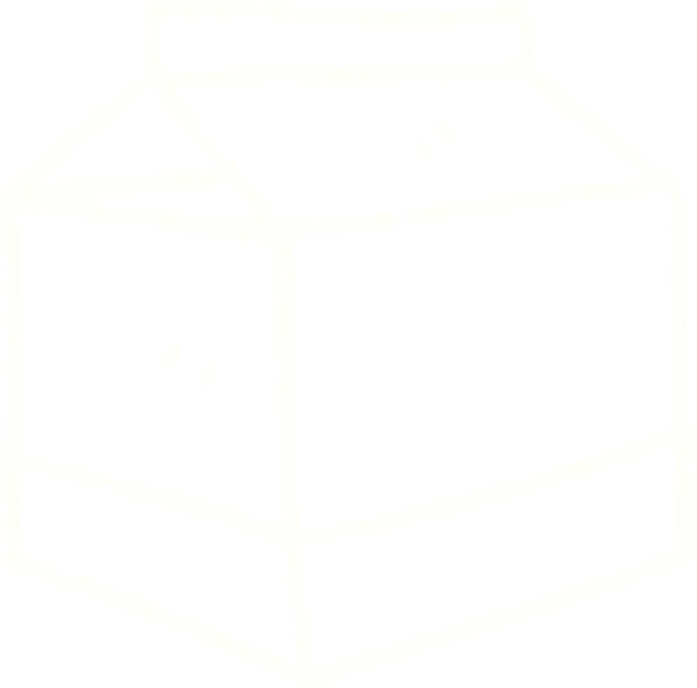 Milk Carton Chalk Drawing vector