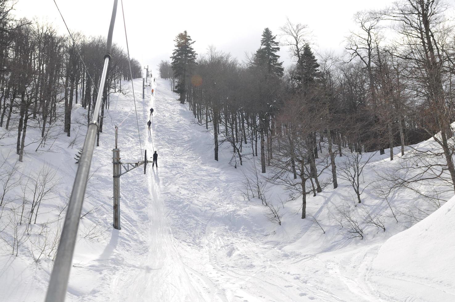 Winter landscape view photo