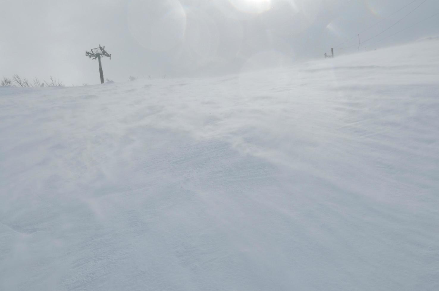 Winter landscape view photo