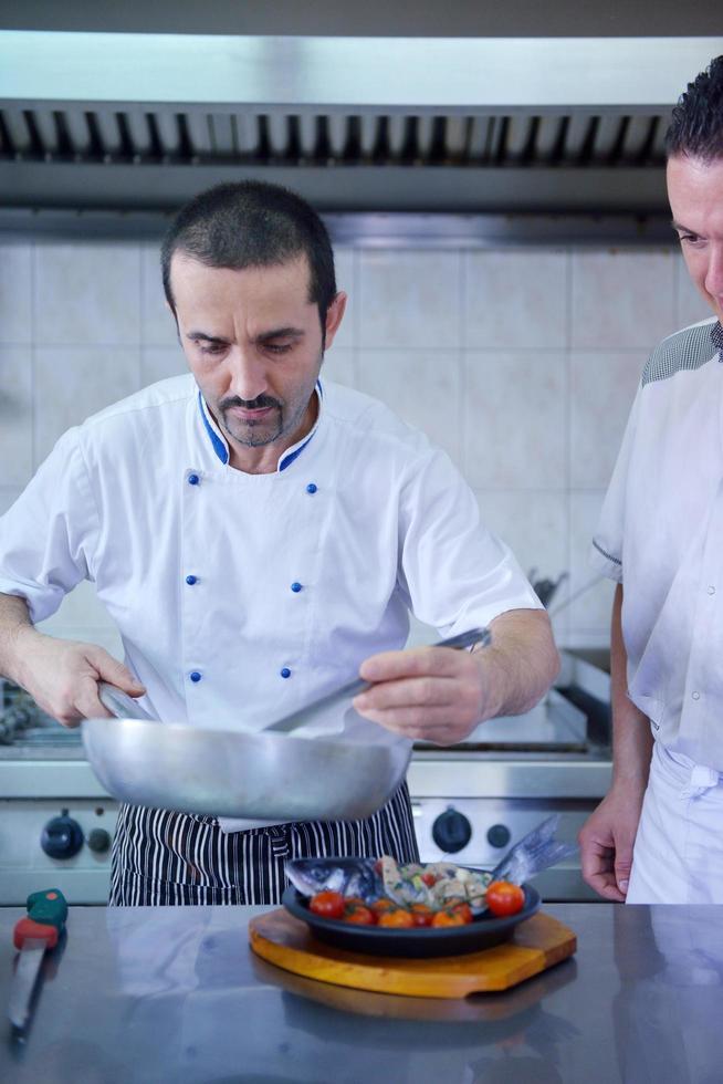 chef preparing food photo