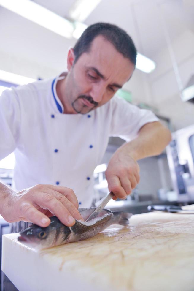 chef preparing food photo