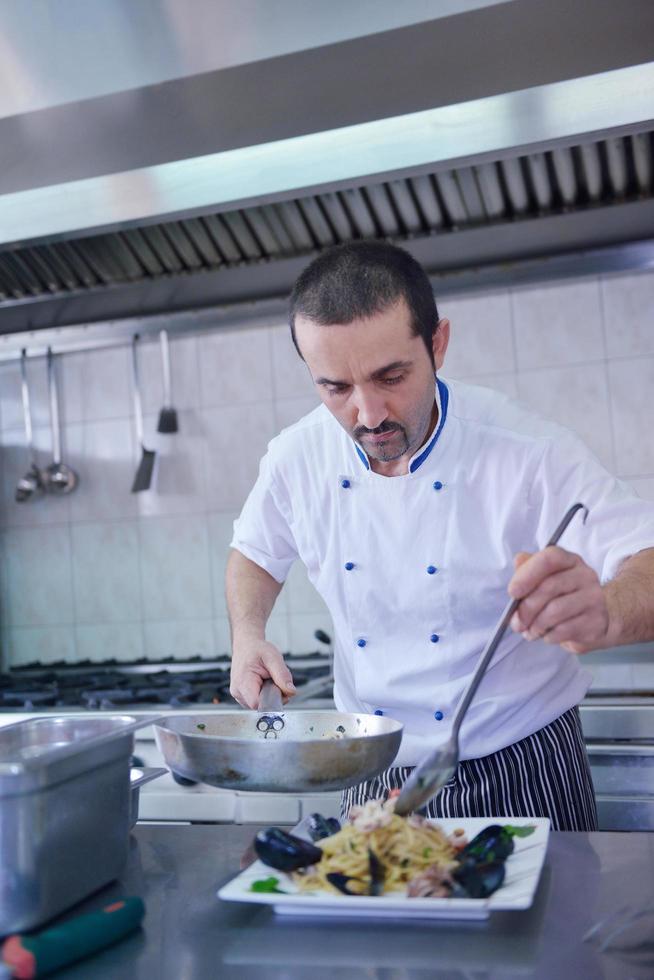 chef preparing food photo