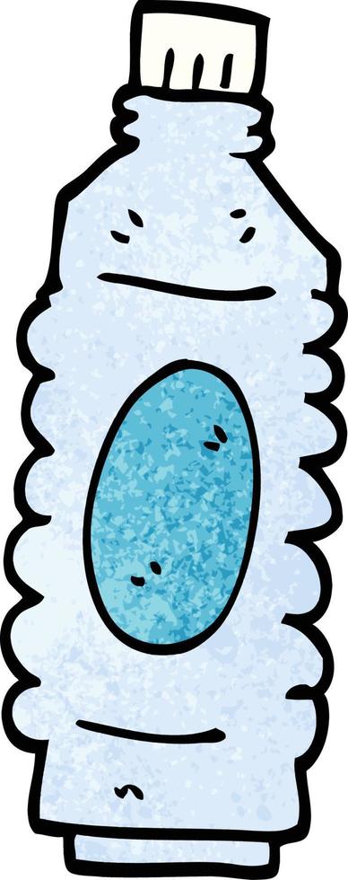 cartoon doodle water bottle vector