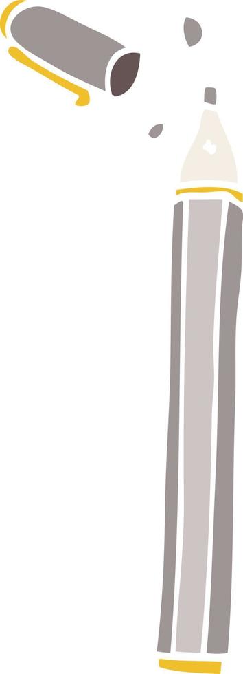 cartoon doodle office pen vector