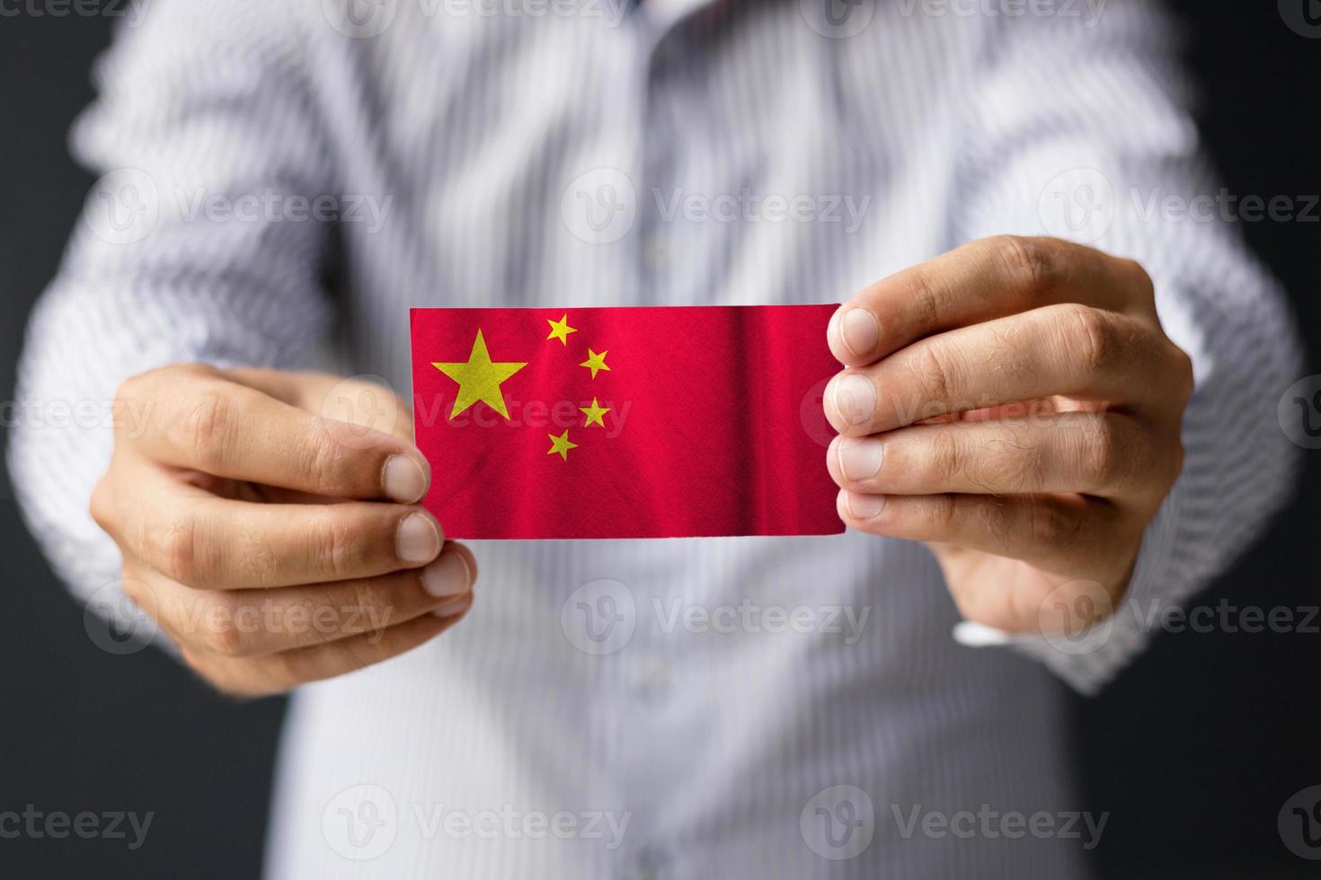 China official flag. photo