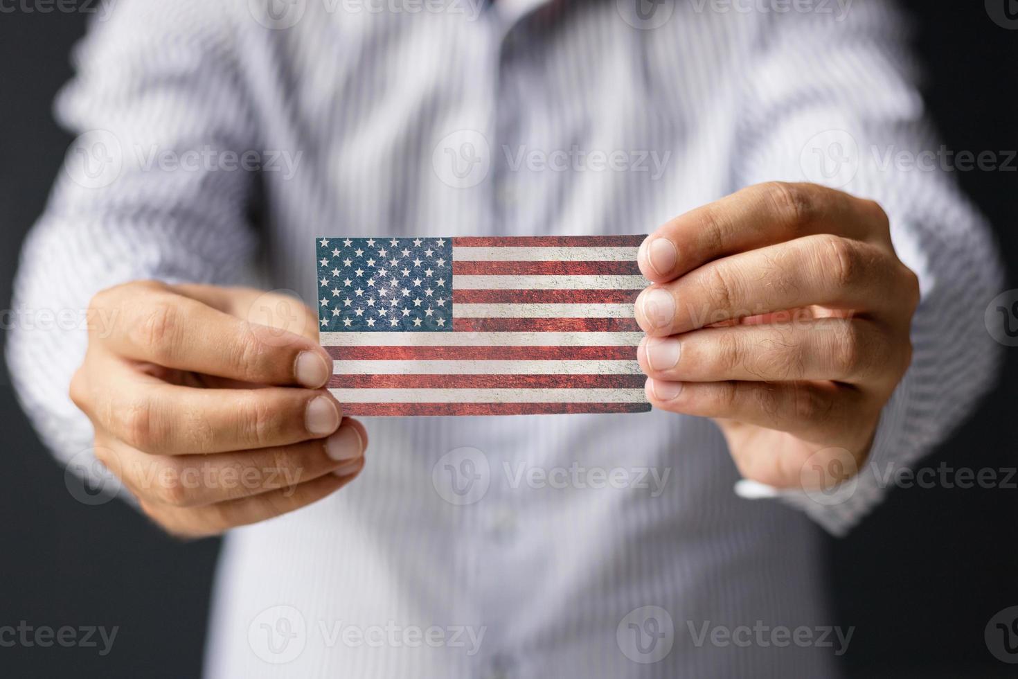 bandera oficial de estados unidos. foto