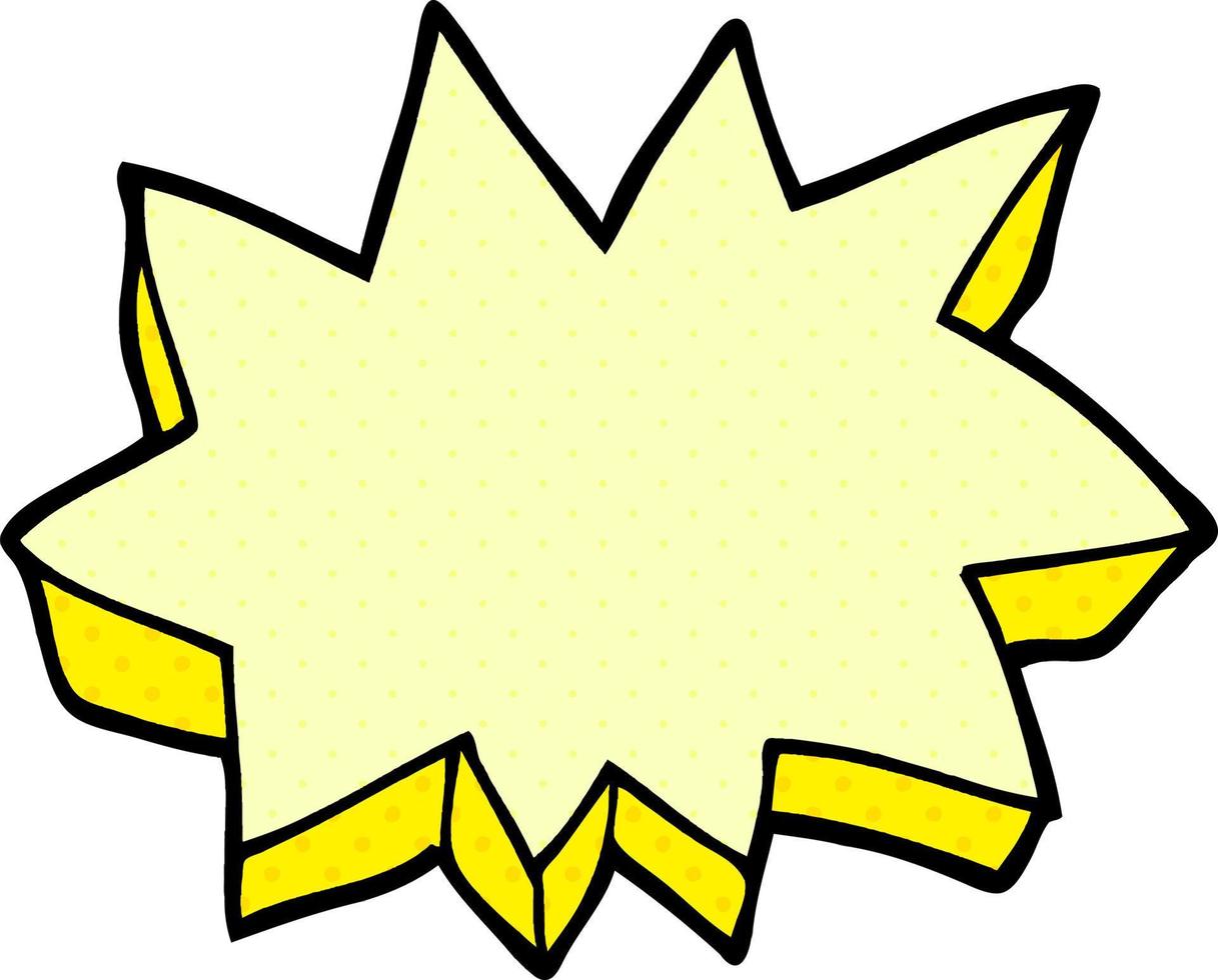 cartoon doodle decorative explosion vector