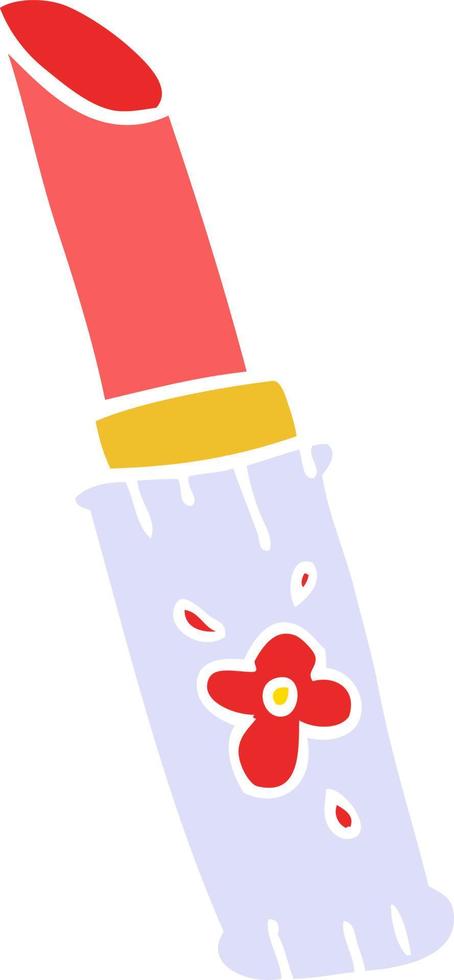 cartoon doodle lipstick vector