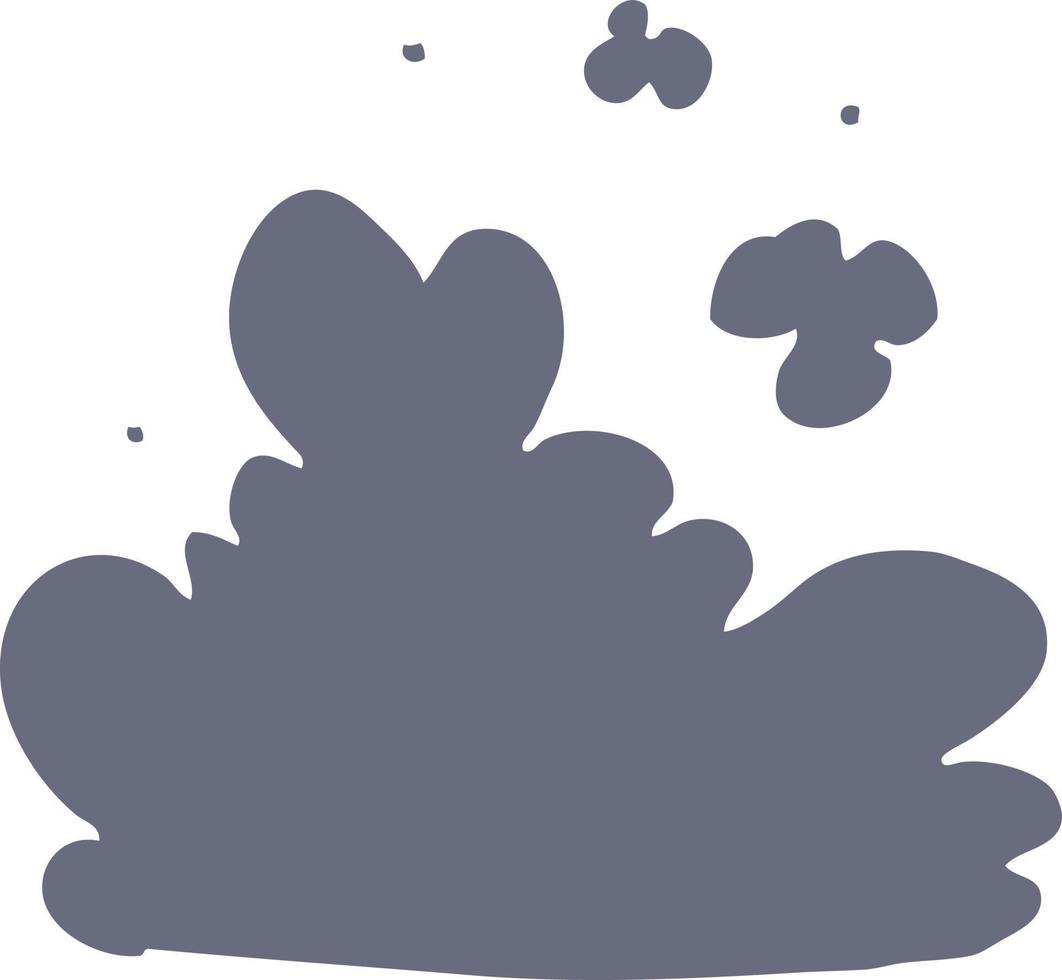 flat color style cartoon cloud vector