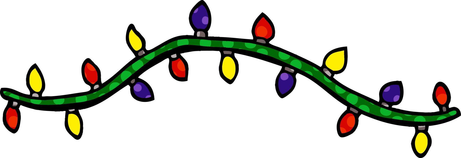 Cartoon Doodle Christmas Lights 12129918 Vector Art At Vecteezy Cartoon Doodle Christmas Lights Free Vector