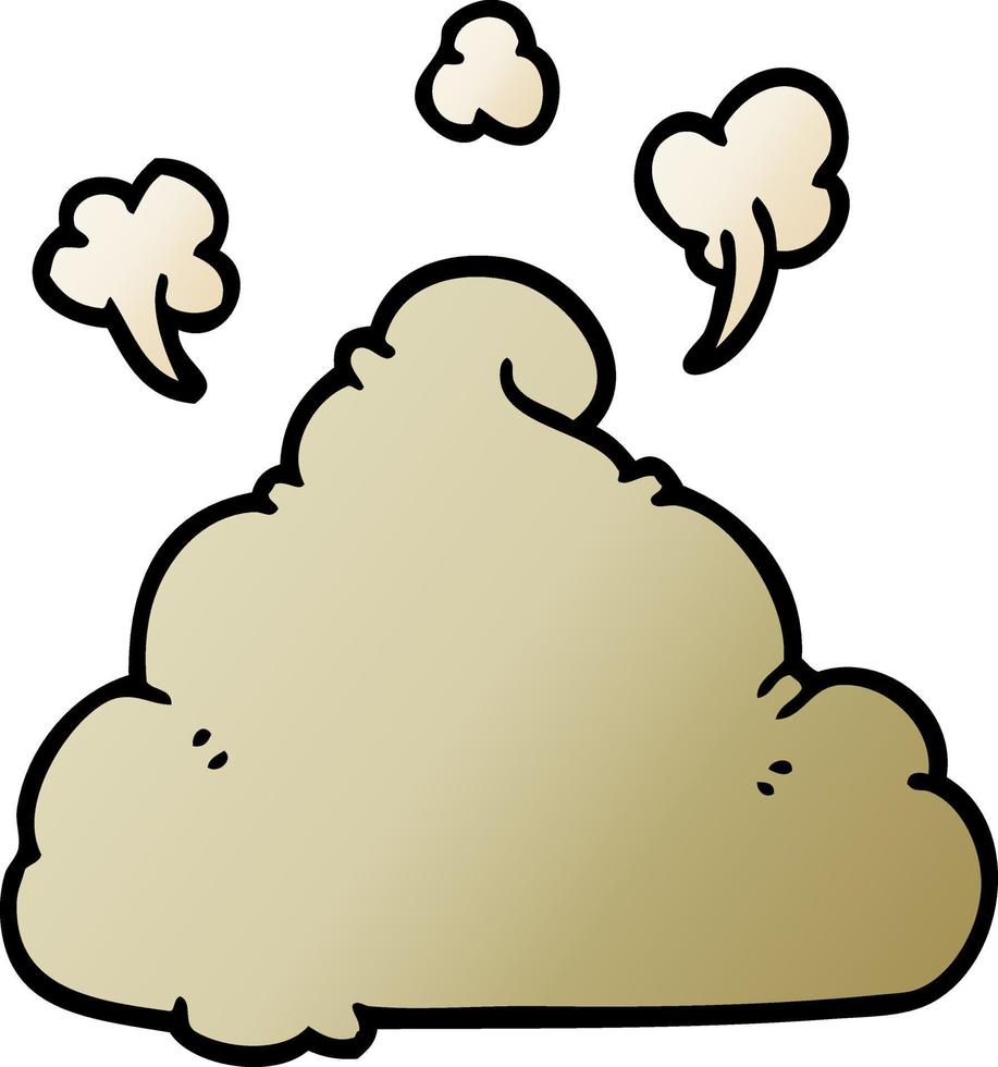 cartoon doodle poop vector
