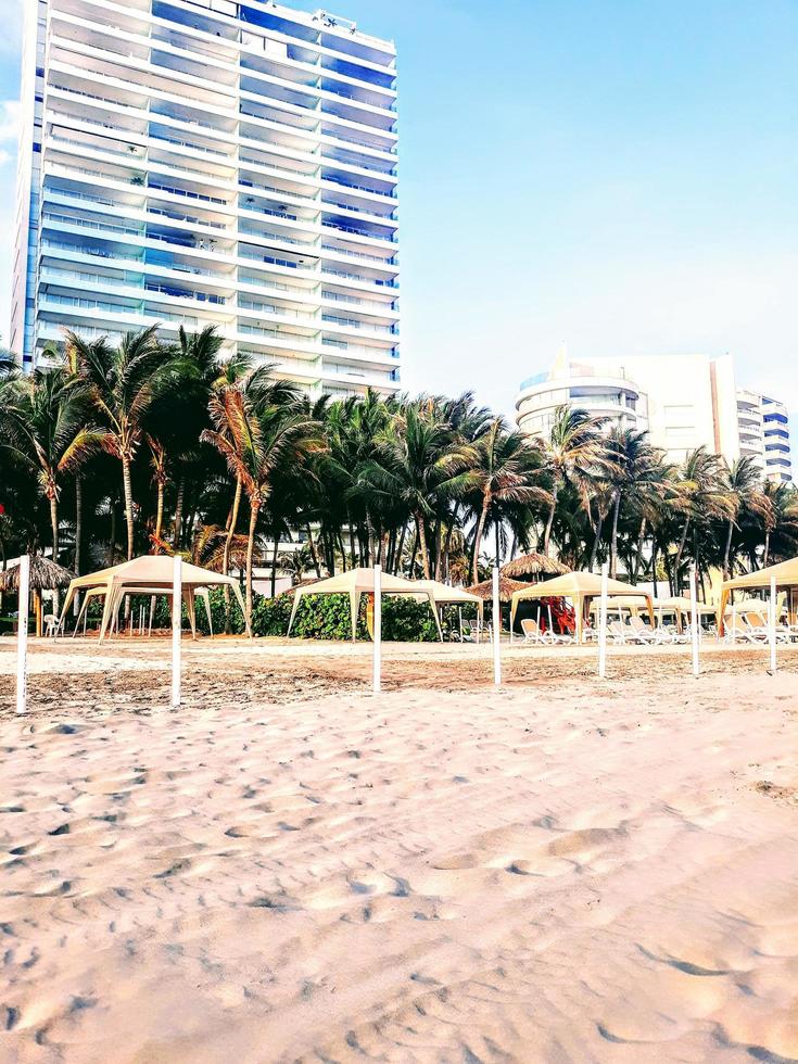 vistas al lado de la playa en acapulco foto