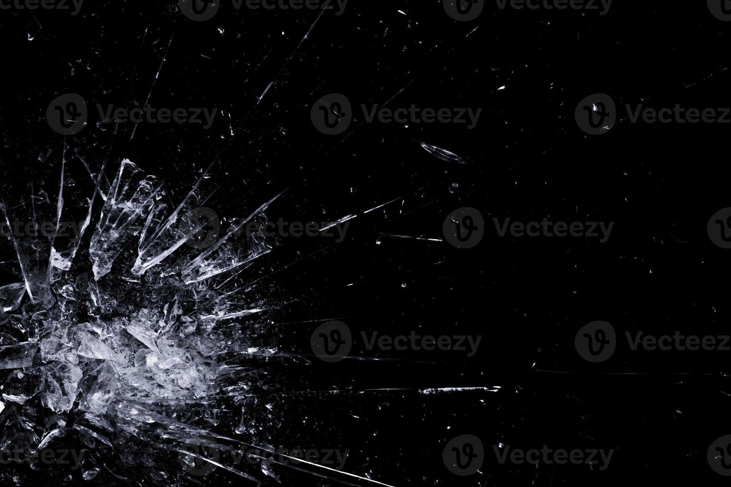 abstract broken glass for overlay textures background photo