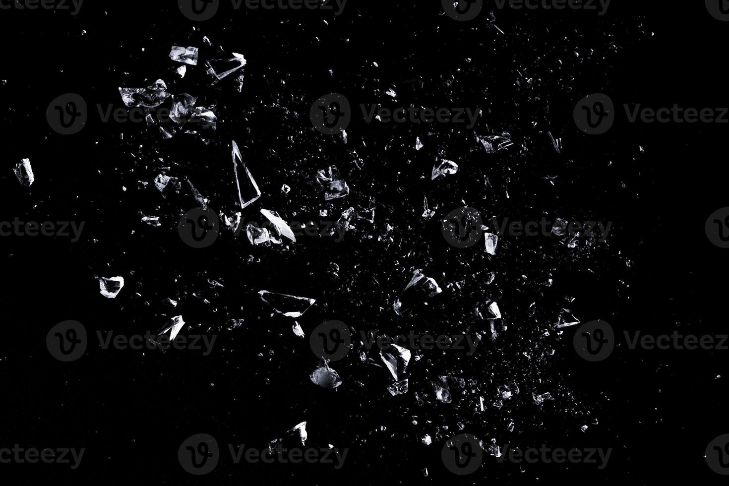 abstract broken glass for overlay textures background photo