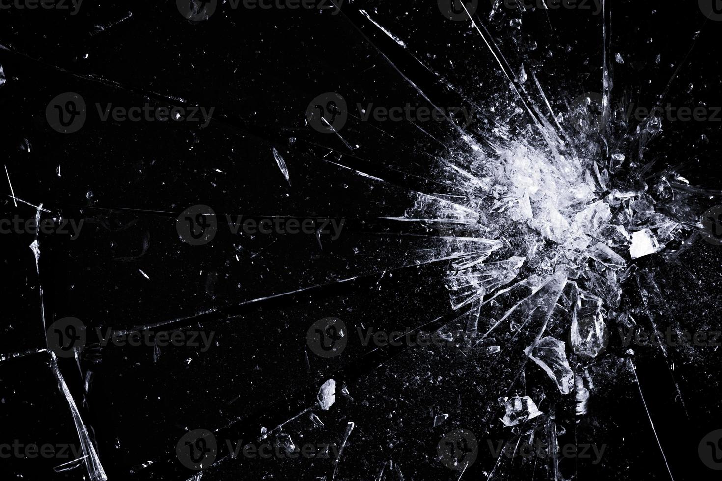 abstract broken glass for overlay textures background photo