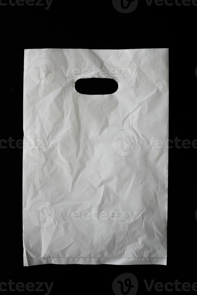 plastic bag with zipper and handle for storage of goods photo