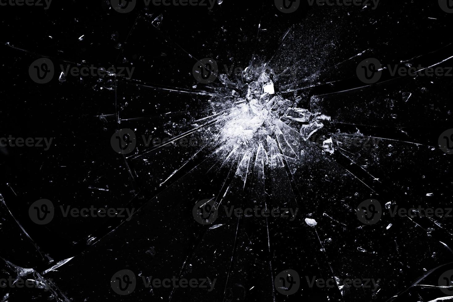 abstract broken glass for overlay textures background photo