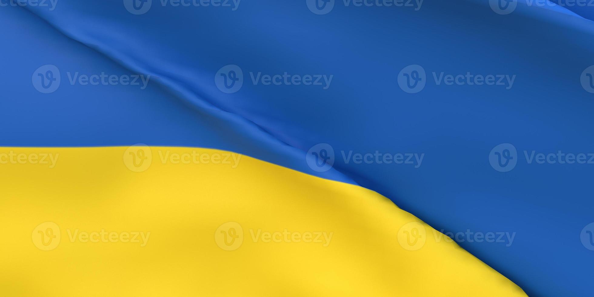 Ukraine flag yellow blue color waving patriotism national symbol peace ukrainian freedom independence banner sign country government politic europe day democracy pride celebration festival emblem photo