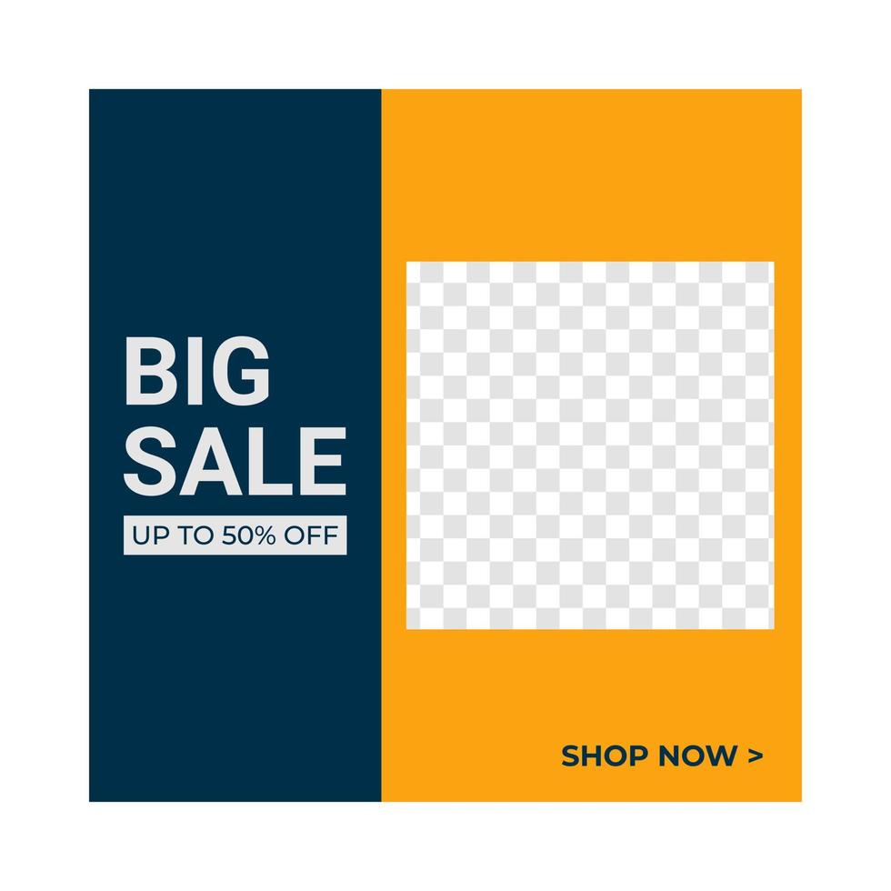 Social Media Banner Graphic Templates With Simple and Unique Style, Editable Social Media Promotion Banners, Promotion and Discount Designs, Suitable for Online Shop Promotion Posts vector