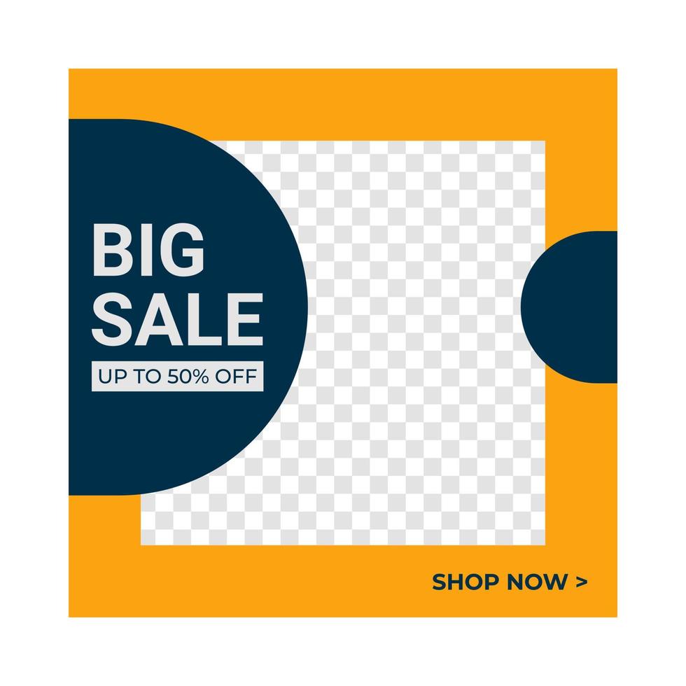 Social Media Banner Graphic Templates With Simple and Unique Style, Editable Social Media Promotion Banners, Promotion and Discount Designs, Suitable for Online Shop Promotion Posts vector