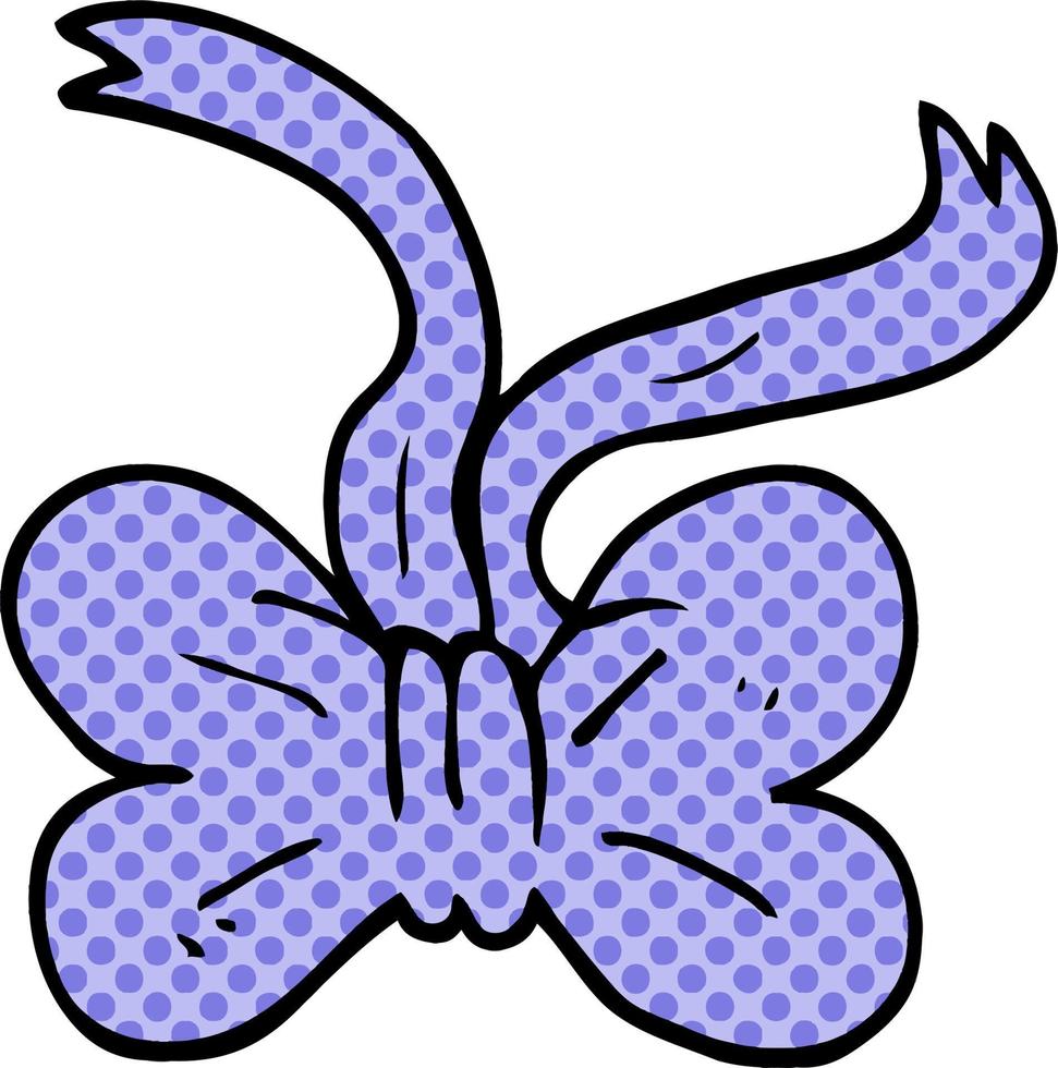 cartoon doodle bow tie vector
