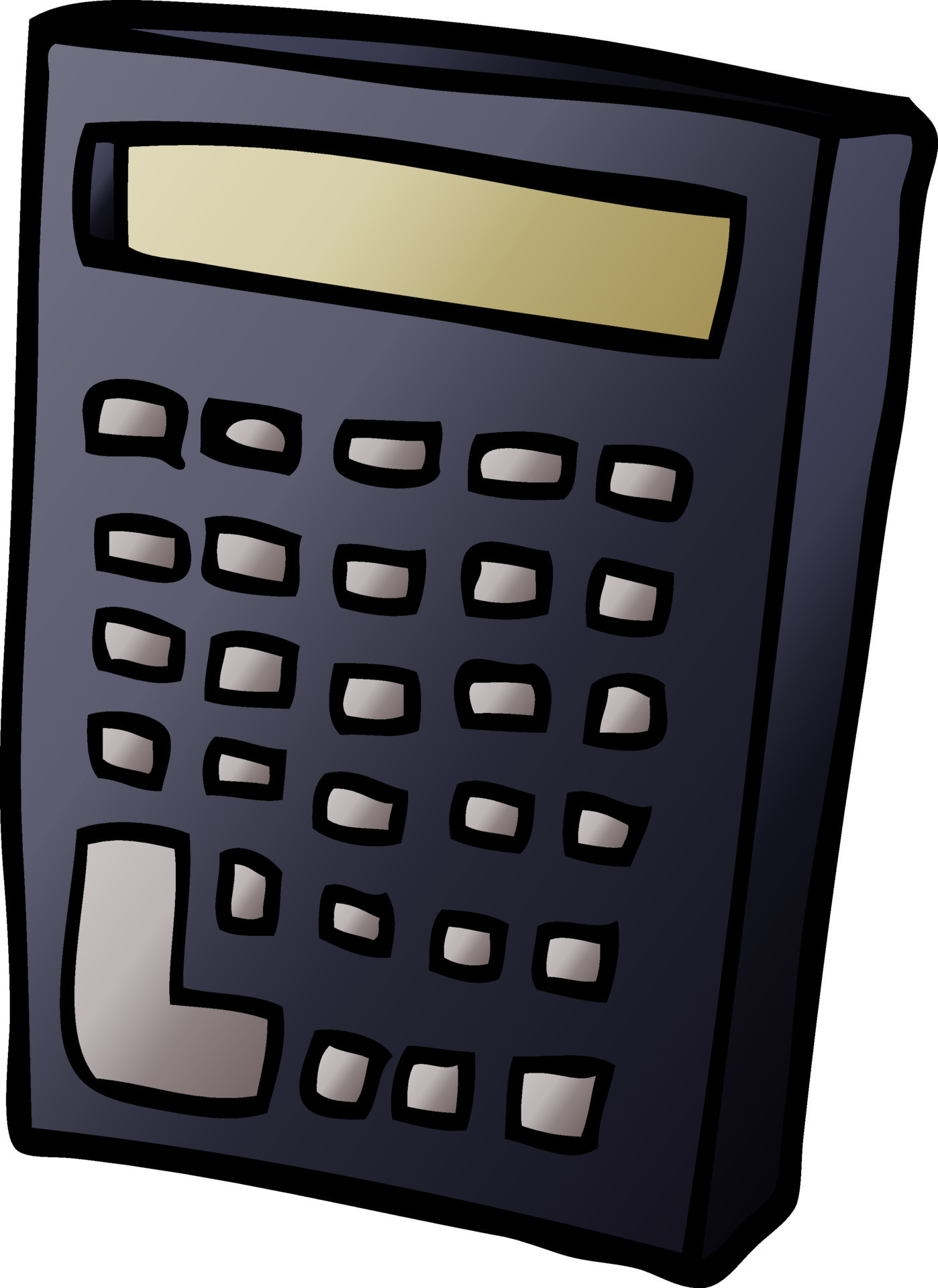 cartoon doodle calculator 12132852 Vector Art at Vecteezy